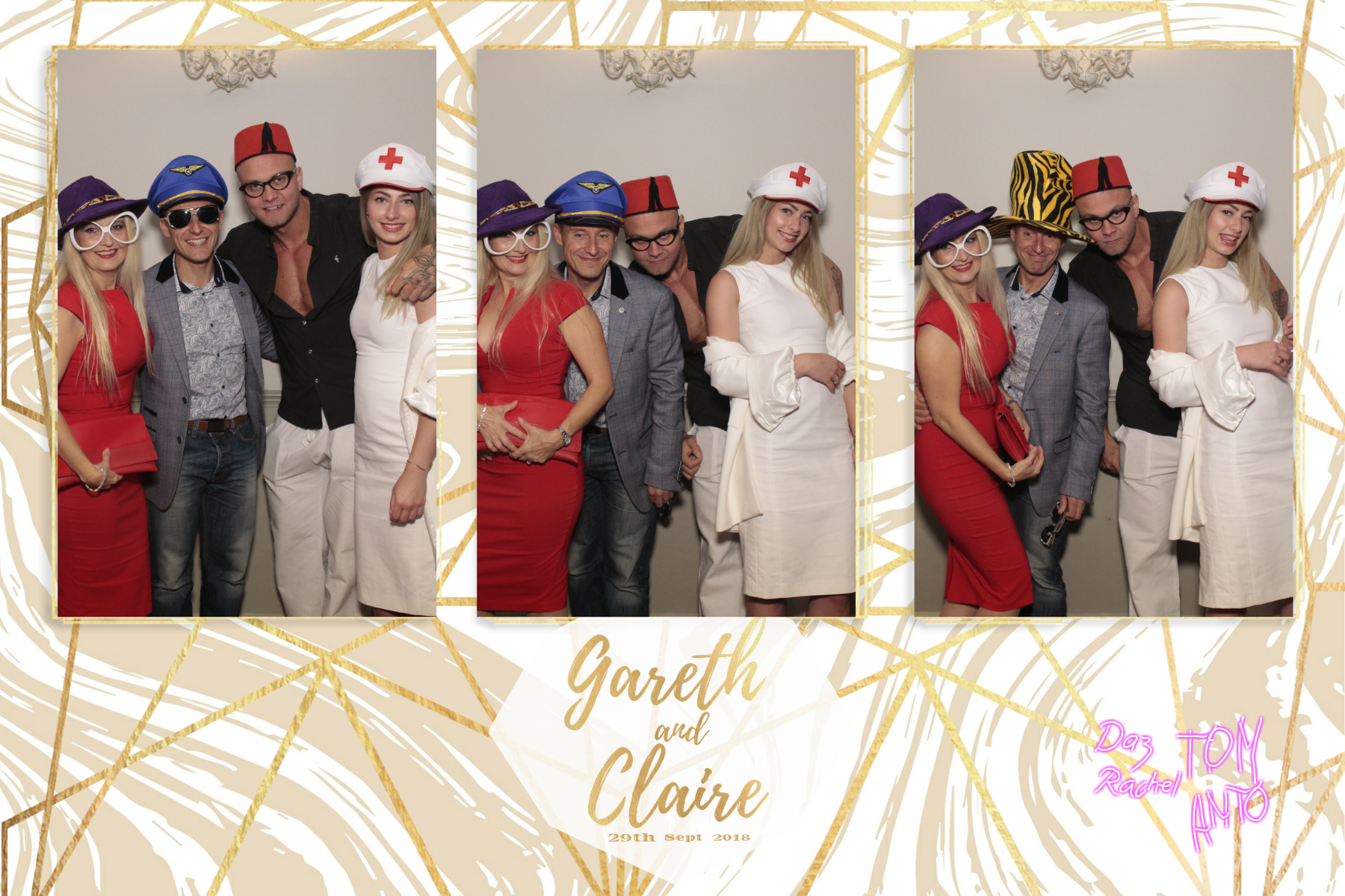 Claire & Gareth's Wedding | View more photos from the event at gallery.myphotoboothexperience.co.uk/u/MyPhotoBoothExperienceLtd/Claire-Gareths-Wedding